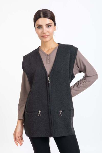 Mutlu City سترة نسائية محبوكة من التريكو للنساء في منتصف العمر وما فوق، مزودة...