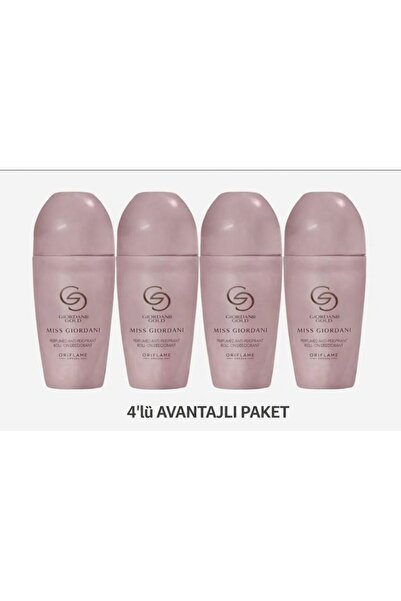 Oriflame Miss Giordani Parfümlü Roll-on Deodorant 4 Lü