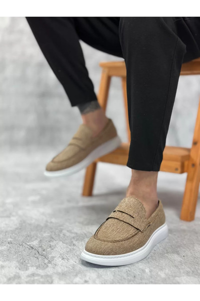 BOA BA0355 Pantofi pentru bărbați Corcik, fără șireturi, muștar