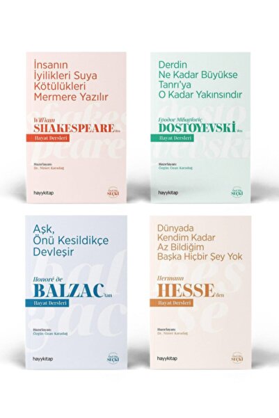 hayykitap Ustalardan Hayat Dersleri Serisi- 4 Kitap Set