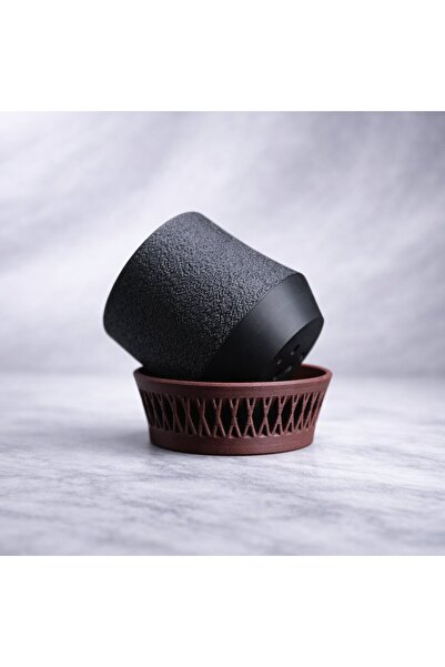 Homentum Ghiveci decorativ Aven – design geometric, finisaj mat - 8cm