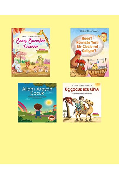 hayykitap Hatice Kübra Tongar 4'lü Eğitim Seti/Yarışı y. Kazanır/Allahı Araya...