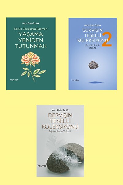 hayykitap Mecit Ömür Öztürk 3 lü Set / Dervişin Teselli Kol. 1 - Dervişin Tes...