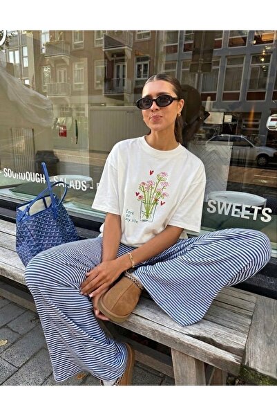 Disante Γυναικείο μπλουζάκι Love Of My Life με στάμπα, με λαιμόκοψη ποδηλάτου...