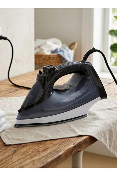 TOSCANA U 2400W dry steam iron non-stick soleplate, overheat protection, and ...
