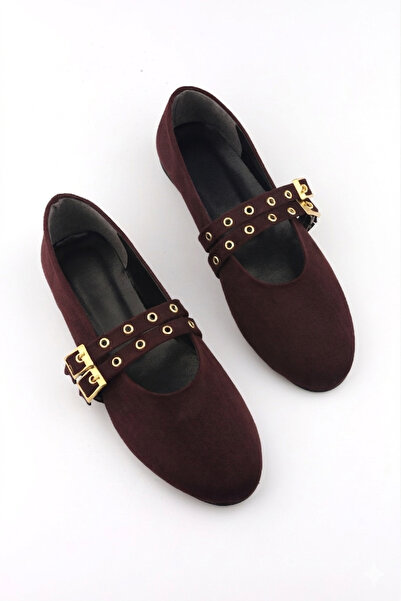 moon glow Δαμασκηνί Ανοιχτό Βυσσινί Χρώμα με Καρφιά Διπλό Με αγκράφα Γυναικεί...