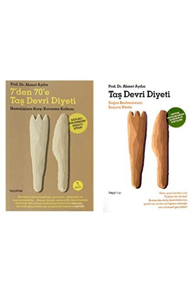hayykitap Ahmet Aydın 7'den 70'e Taş Devri Diyeti + Taş Devri Diyeti