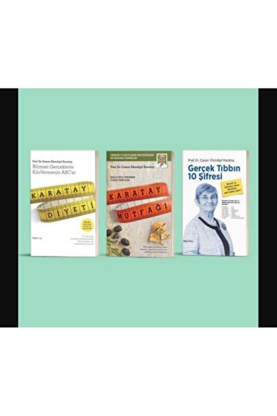 hayykitap Canan Karatay Seti/ Karatay Diyeti - Karatay Mutfağı - Gerçek Tıbbı...