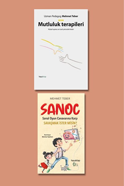 hayykitap Mehmet Teber 2 lü Set 1 / SANOC - MUTLULUK TERAPİLERİ
