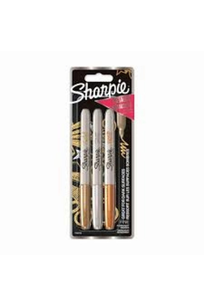 Sharpie Permanent Markör Metallic 3 lü