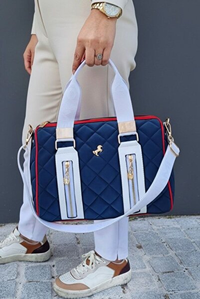 Just Polo POLO KADIN KAPİTONE BÜYÜK BOY EL VE OMUZ SİLİNDİR MODEL ÇANTA TYC07...