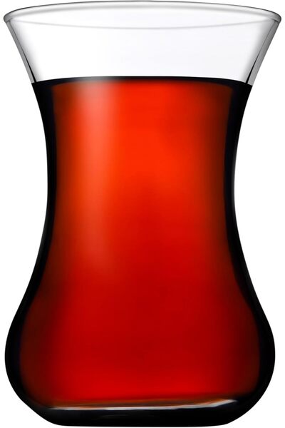 Paşabahçe V Block Thin Waisted 6-Piece Tea Cup 155 Cc