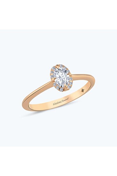 Altınbaş Pırlanta Oval Tektaş Yüzük