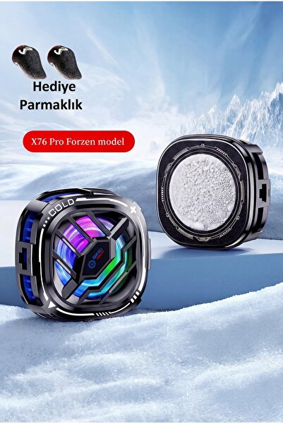 Fibaks Buzlanma Etkili X76 Pro Manyetik ve Klipsli Yarı İletken Telefon Soğut...
