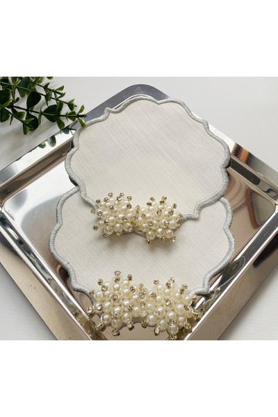 ELÇİÇEK HOME منديل تقديم، منديل كوكتيل، منديل تقديم القهوة، مجموعة من 2