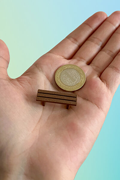 aysluka 5 Adet Kahverengi Maket Bank 1.2cmx4cm