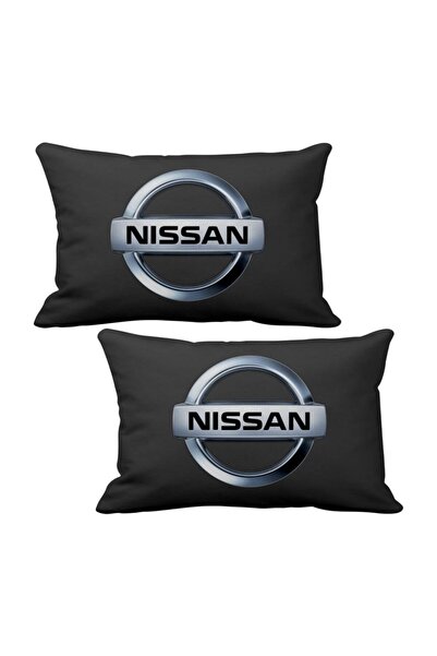 Nissan 2 Li Lüks Araç Boyun Yastığı Siyah