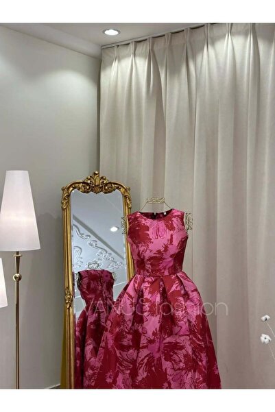 vanus fashion فستان سهرة طويل 4056