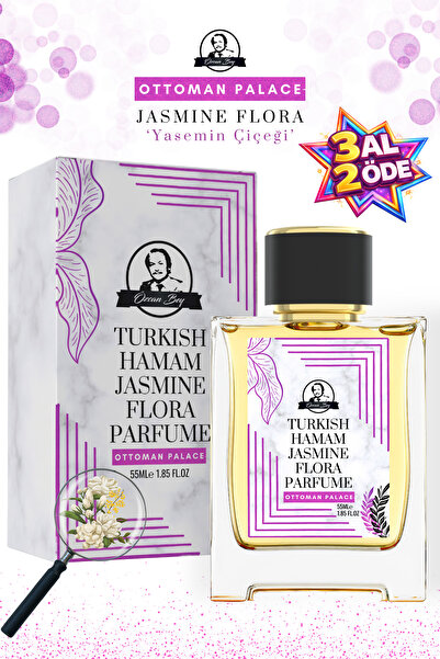 Özcan Bey Ottoman Serisi Yasemin Çiçeği Kokulu Parfüm Jasmine Flora 55ml