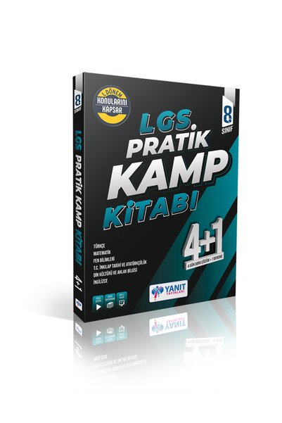 Yanıt Yayınları Yanıt Lgs 8.sınıf 1.dönem Pratik Kamp Kitabı 4+1