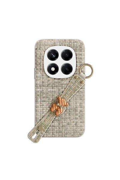 Pro Aksesuar حافظة متوافقة مع هاتف Poco X7، حافظة سيليكون من التويد بتفاصيل د...