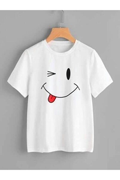 CLASSY.MODA Υπερμεγέθη λευκό μπλουζάκι unisex με στάμπα, άνετη εφαρμογή, καθη...