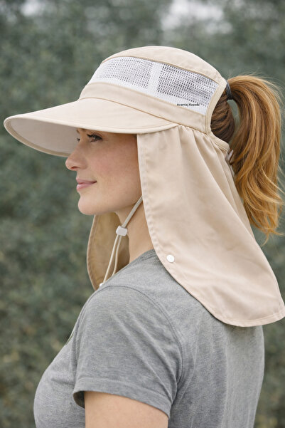 Mustran UV Protective Women's Sun Hat with Wide Brim and Nape Protector, Summ...