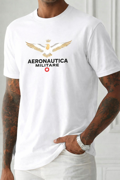 CLASSY.MODA Oversized White Unisex T-Shirt Printed Relaxed Fit Casual Stylish...