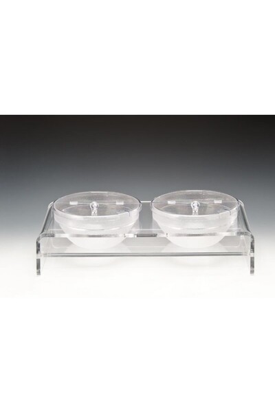 Zicco Double Policarbon Bowl Presentation Stand
