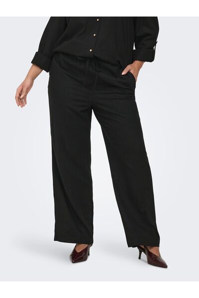 Only Carmakoma Hose CARGOA Gerade geschnitten Leinen Hose