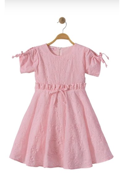 BEGONYA BEBECE KIDS Girls' Dress Transitional Dress Short-Sleeved