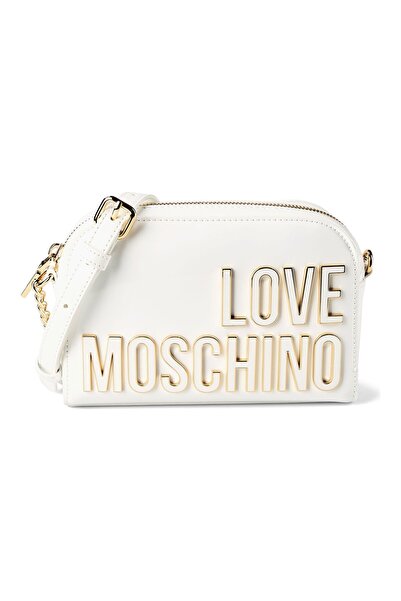 Love Moschino Enameled Logo Umhängetasche 20 cm