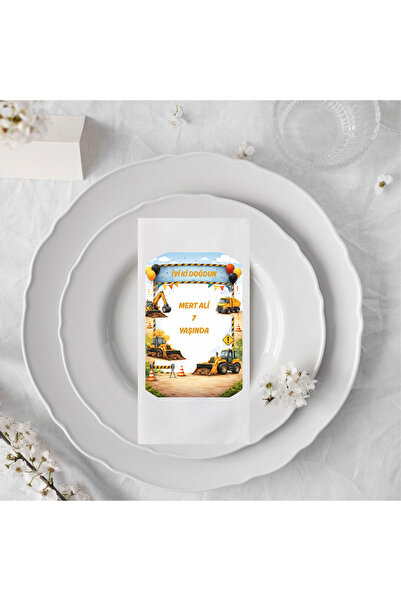 HANOVA CREATİVE Printed Birthday Napkins-Party Napkins-Kids Birthday Napkins ...