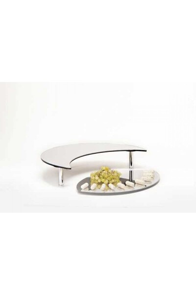 Zicco Half Moon Model Mirrored Presentation Stand