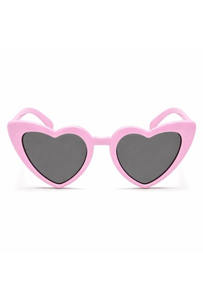NW NessiWorld Pink Retro Heart Glasses – 80S 90S Style Party Glasses