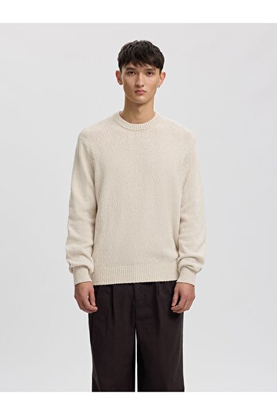 ANNARITA N Pullover mit Rundhalsausschnitt Baumwoll