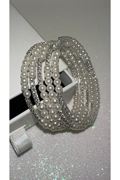GLARE JEWELRY CO سوار بتصميم حلزوني من الفولاذ المقاوم للصدأ مرصع بالزركون وا...