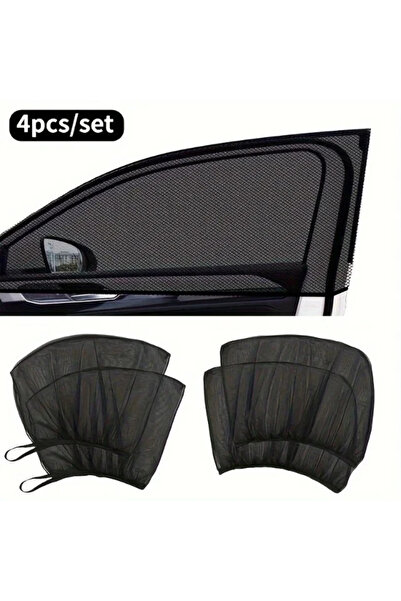 E-ANAMAG Set of 4 Car Mosquito Nets, Protection Against Solar Radiation and I...