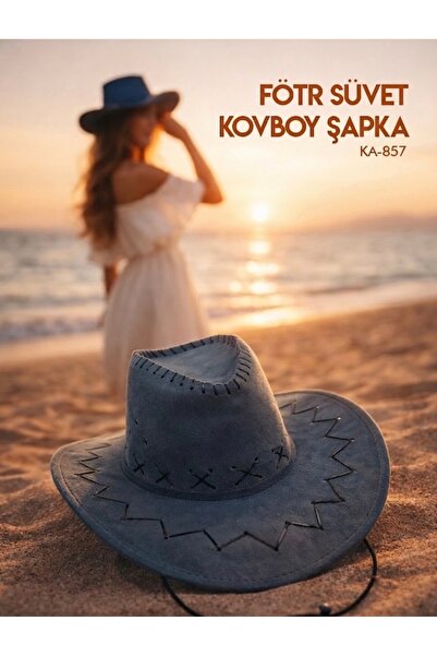 İtalyano Italian-Fedor Suede Cowboy Hat