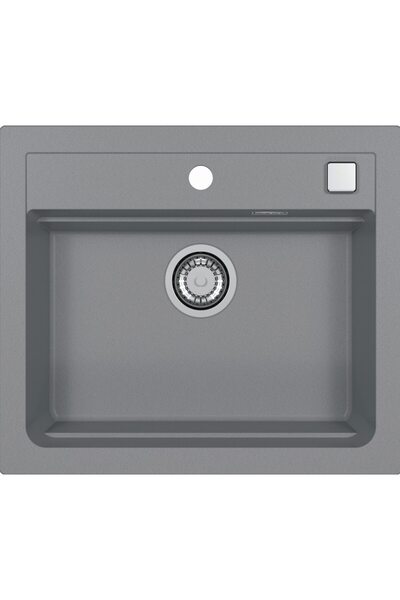 Alveus Chiuvetă de bucătărie Atrox 30 gri, material compozit, scurgere tip po...