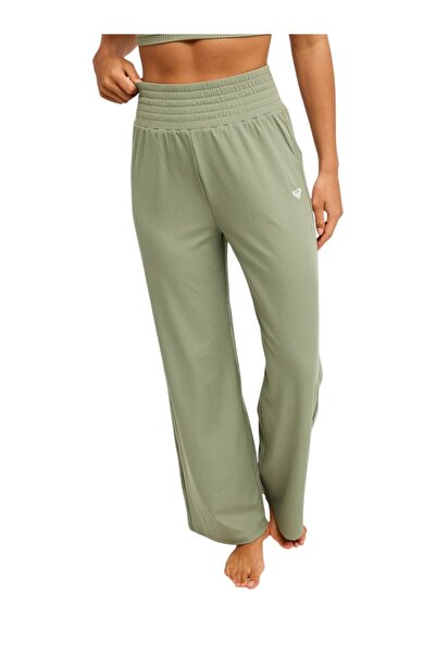 Roxy Women's Green R&V Smock Pants Sweatpants Erjnp03692-Gld0