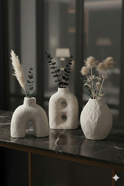 Rummjewelry Set of 3 13cm Nordic Style Bohemian Vases Gift Pinterest Pampas V...