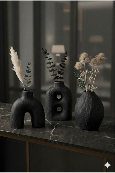 Rummjewelry Set of 3 13cm Nordic Style Bohemian Vases Gift Pinterest Pampas V...
