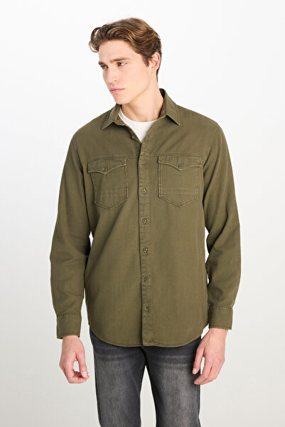 Lee Regular Fit Normal Kesim %100 Pamuk Gömlek Ceket