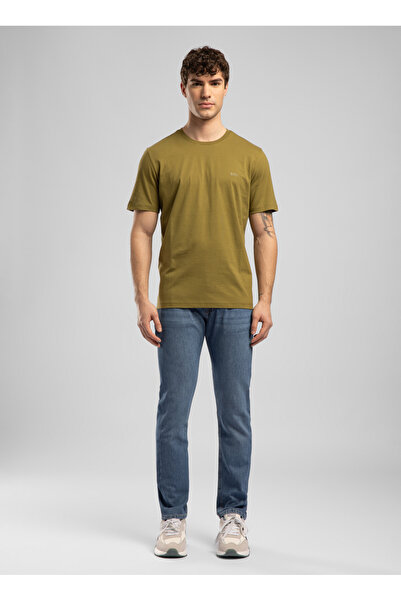 Lee Cooper Ανδρικό μπλουζάκι Logos με κανονική εφαρμογή, 100% βαμβακερό, με σ...