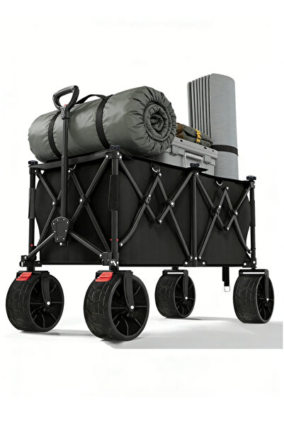 Yoawllty عربة متعددة الاستخدامات قابلة للطي سعة 260 لترًا، تتحمل وزنًا يصل إل...