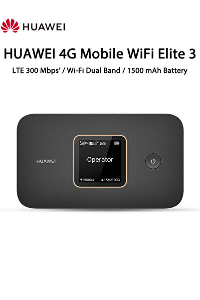 Huawei 4G Mobile WiFi 3, LTE Cat7 300Mbps Speed, Up to 32 WiFi Users, 3000mAh...
