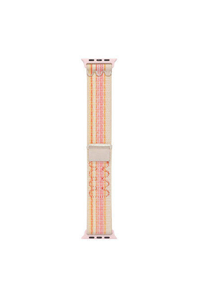 Generic Brand Watch 7 41mm Compatible Krd-91 Mesh Cord Strap Strap Tknv- Pink