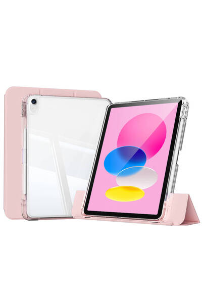 zore iPad 10.9 2022 (10.Nesil) Uyumlu Kılıf Magnetik Ayrılabilen Airbagli Sli...