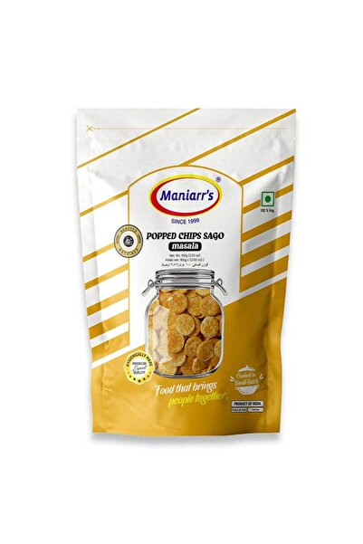 Maniarr's رقائق مانيرز المقرمشة بنكهة ساجو ماسالا 100 غرام